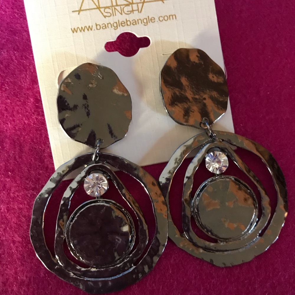 Amrita Singh Statement Earrings NWOT